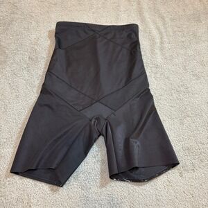 Miraclesuit High Waist Thigh Shaper Control Shorts Black Size Large Style 2419